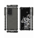 Honeycomb Case pansarskydd med TPU Bumper för Samsung Galaxy S21 Ultra 5G svart