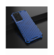 Honeycomb Case pansarskydd med TPU Bumper för Samsung Galaxy S21 Ultra 5G blå