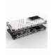 Honeycomb Case pansarskydd med TPU Bumper för Samsung Galaxy S21 Ultra 5G transparent