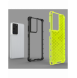 Honeycomb Case pansarskydd med TPU Bumper för Samsung Galaxy S21 Ultra 5G transparent