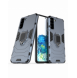 Ring Armor Case Kickstand Tough Rugged Cover för Samsung Galaxy S21+ 5G (S21 Plus 5G) blå