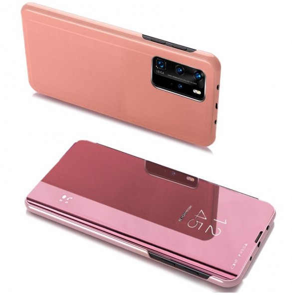 Clear View Case-fodral för Xiaomi Mi 10T / Xiaomi Mi 10T Pro rosa