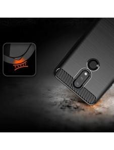 Kolfodral Flexibelt skal TPU-fodral för Nokia 2.4 svart