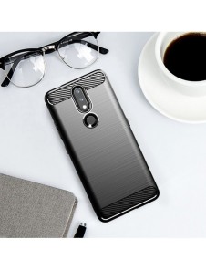 Kolfodral Flexibelt skal TPU-fodral för Nokia 2.4 svart