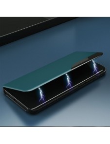 Eco Leather View Case elegant bokhylla fodral med stöd för Samsung Galaxy S21+ 5G (S21 Plus 5G) röd