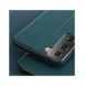 Eco Leather View Case elegant bokhylla fodral med stöd för Samsung Galaxy S21+ 5G (S21 Plus 5G) röd
