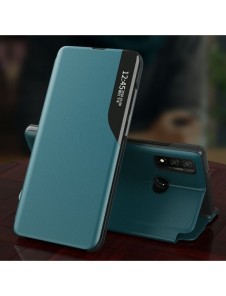Eco Leather View Case elegant bokhylla fodral med stöd för Samsung Galaxy A52s 5G / A52 5G / A52 4G röd