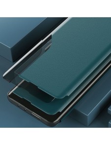 Eco Leather View Case elegant bokhylla fodral med stöd för Samsung Galaxy A52s 5G / A52 5G / A52 4G röd