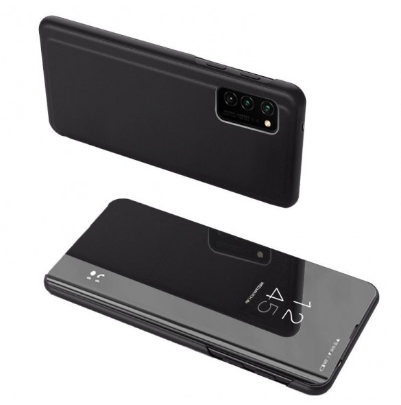 Clear View-fodral för Samsung Galaxy A52s 5G / A52 5G / A52 4G svart