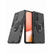 Ring Armor Case Kickstand Tough Rugged Cover för Samsung Galaxy A72 4G svart