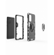 Ring Armor Case Kickstand Tough Rugged Cover för Samsung Galaxy A72 4G svart