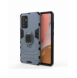Ring Armor Case Kickstand Tough Rugged Cover för Samsung Galaxy A72 4G blå