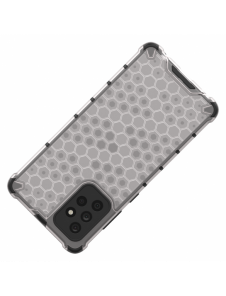 Honeycomb Case pansarskydd med TPU Bumper för Samsung Galaxy A72 4G svart