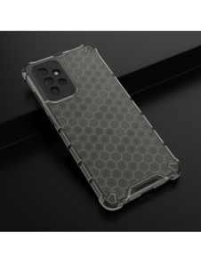 Honeycomb Case pansarskydd med TPU Bumper för Samsung Galaxy A72 4G svart