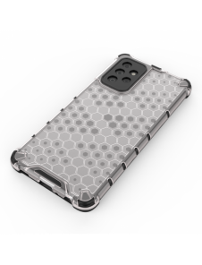 Honeycomb Case pansarskydd med TPU Bumper för Samsung Galaxy A72 4G blå