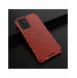 Honeycomb Case pansarskydd med TPU Bumper för Samsung Galaxy A72 4G röd