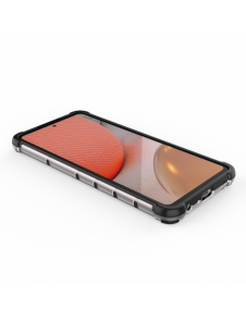 Honeycomb Case pansarskydd med TPU Bumper för Samsung Galaxy A72 4G transparent
