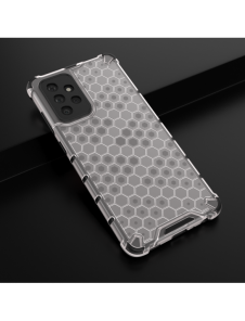 Honeycomb Case pansarskydd med TPU Bumper för Samsung Galaxy A72 4G transparent