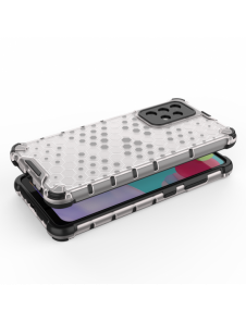 Honeycomb Case pansarskydd med TPU Bumper för Samsung Galaxy A52s 5G / A52 5G / A52 4G transparent