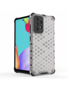 Honeycomb Case pansarskydd med TPU Bumper för Samsung Galaxy A52s 5G / A52 5G / A52 4G transparent