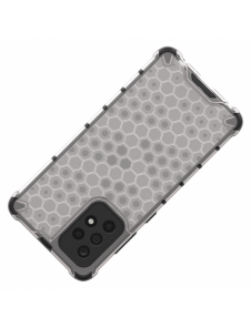 Honeycomb Case pansarskydd med TPU Bumper för Samsung Galaxy A52s 5G / A52 5G / A52 4G transparent