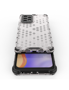 Honeycomb Case pansarskydd med TPU Bumper för Samsung Galaxy A52s 5G / A52 5G / A52 4G transparent