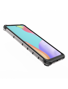 Honeycomb Case pansarskydd med TPU Bumper för Samsung Galaxy A52s 5G / A52 5G / A52 4G transparent