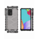 Honeycomb Case pansarskydd med TPU Bumper för Samsung Galaxy A52s 5G / A52 5G / A52 4G transparent