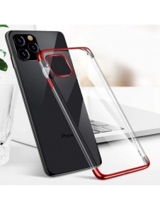 Clear Color Case Gel TPU Galvaniseringsram Skal till Samsung Galaxy S21 Ultra 5G blå