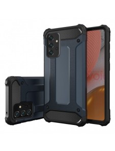Hybrid Armor Case Tough Rugged Cover för Samsung Galaxy A72 4G blå