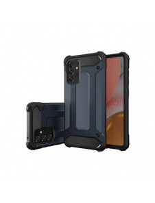 Hybrid Armor Case Tough Rugged Cover för Samsung Galaxy A72 4G silver