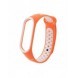 Ersättningsbandsrem för Xiaomi Mi Band 4 / Mi Band 3 Dots orange-vit