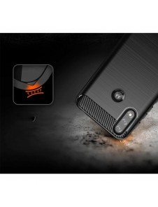 Kolfodral Flexibelt skyddsfodral Motorola Moto E7 Power svart