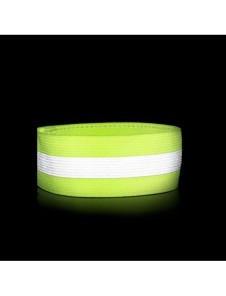 Reflekterande armband cykel löpande kardborre 4cm orange