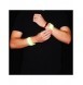 Reflekterande armband cykel löpande kardborre 4cm orange