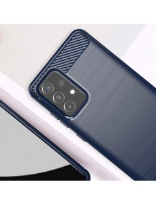 Carbon Case Flexibelt skal TPU-fodral för Samsung Galaxy A72 4G blå
