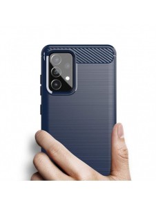 Carbon Case Flexibelt skal TPU-fodral för Samsung Galaxy A72 4G blå
