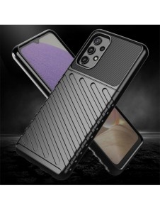 Thunder Case Flexibel Tough Rugged Cover TPU-fodral för Samsung Galaxy A32 5G blå