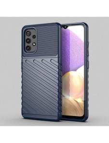 Thunder Case Flexibel Tough Rugged Cover TPU-fodral för Samsung Galaxy A32 5G blå