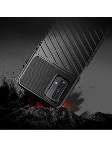 Thunder Case Flexibel Tough Rugged Cover TPU-fodral för Xiaomi Poco M3 / Xiaomi Redmi 9T svart
