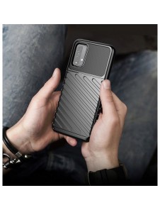 Thunder Case Flexibel Tough Rugged Cover TPU-fodral för Xiaomi Poco M3 / Xiaomi Redmi 9T svart