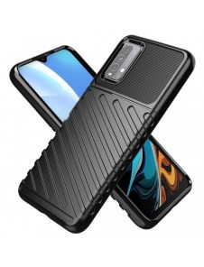 Thunder Case Flexibel Tough Rugged Cover TPU-fodral för Xiaomi Poco M3 / Xiaomi Redmi 9T svart