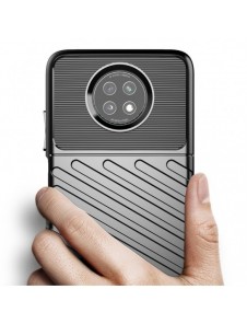 Thunder Case Flexibel Tough Rugged Cover TPU-fodral för Xiaomi Redmi Note 9T 5G grön
