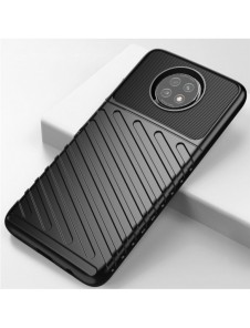 Thunder Case Flexibel Tough Rugged Cover TPU-fodral för Xiaomi Redmi Note 9T 5G grön