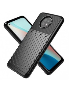 Thunder Case Flexibel Tough Rugged Cover TPU-fodral för Xiaomi Redmi Note 9T 5G grön