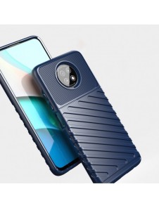 Thunder Case Flexibel Tough Rugged Cover TPU-fodral för Xiaomi Redmi Note 9T 5G grön
