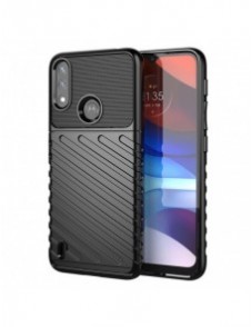 Thunder Case flexibelt pansarskal till Motorola Moto E7 Power svart