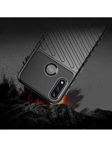 Thunder Case flexibelt pansarskal till Motorola Moto E7 Power svart