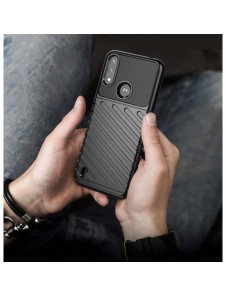 Thunder Case flexibelt pansarskal till Motorola Moto E7 Power svart