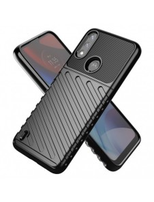 Thunder Case flexibelt pansarskal till Motorola Moto E7 Power svart